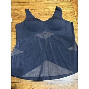 Honeylove Women's Wire Free Shaping Liftwear Tank T16 Black Size 3XL NWOT